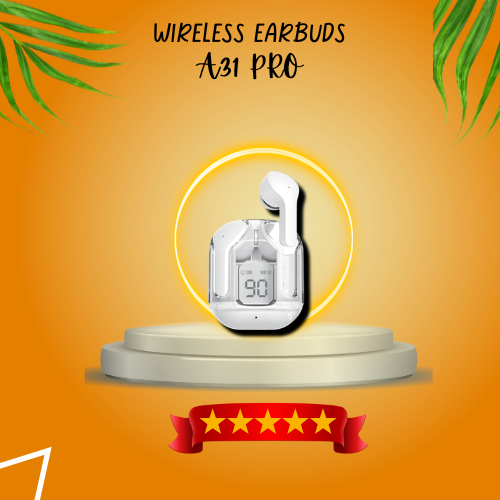 SONELUX A31 Pro Wireless Earbuds – 90H Power Display, Deep Bass, Crystal-Clear Calls & Ultra-Low Latency Bluetooth Earphones